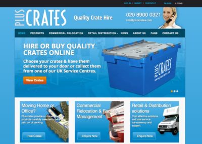 Pluscrates Crate Hire SEO Case Study