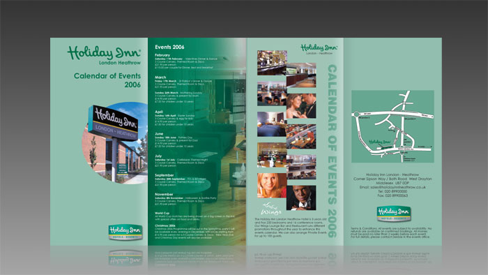 Holiday Inn 8 Page DL Leaflet Holiday Inn 8 Page DL Leaflet