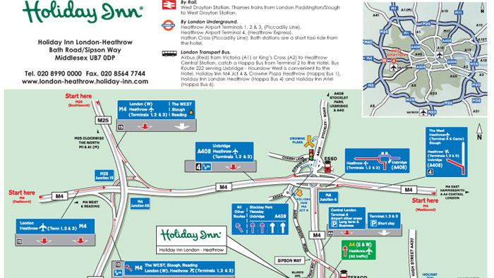 Holiday Inn - Map Holiday Inn - Map
