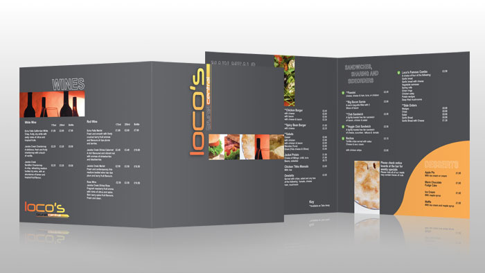 Locos Menu Version One