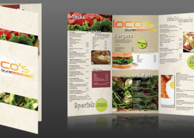 Locos Menu – Brunel University