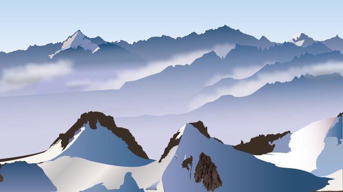 mountains illustration