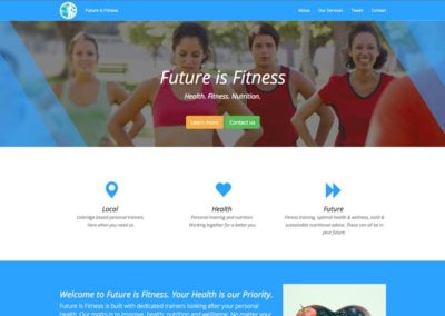 Future is Fitness Website