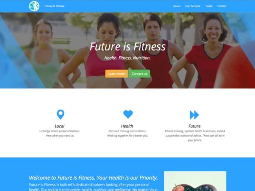 Future is Fitness Website Future is Fitness Website