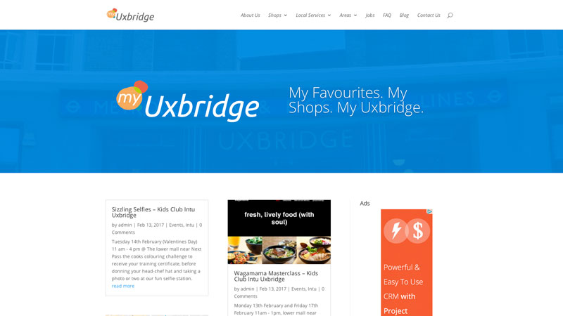 My Uxbridge website My Uxbridge website