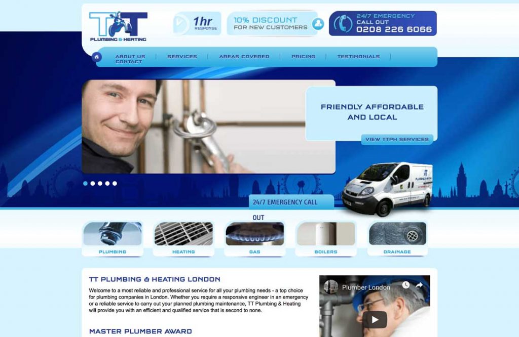 Plumber SEO Case Study: TT Plumbing & Heating Website Plumber SEO Case Study: TT Plumbing & Heating Website