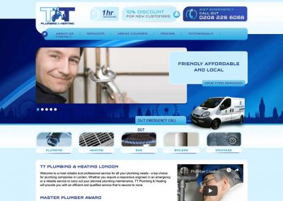Plumber SEO Case Study: TT Plumbing & Heating